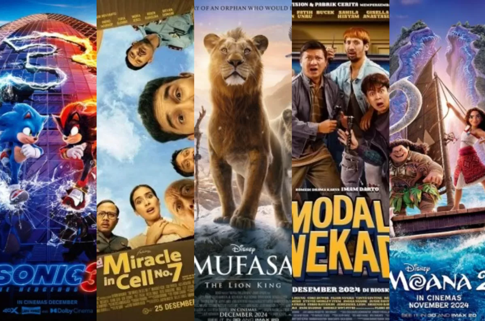 7 Film Bioskop Seru untuk Liburan Nataru 2024